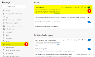 How to disable Edge chromium autorun at Windows startup