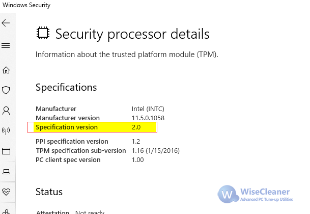 how to check my TPM version