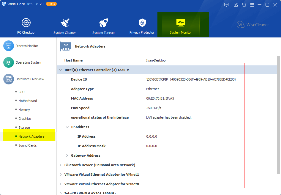 How to Find My Network Adapters Info on Windows 11