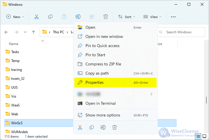 How to Release the Space of C Drive by Compressing the WinSxS Folder