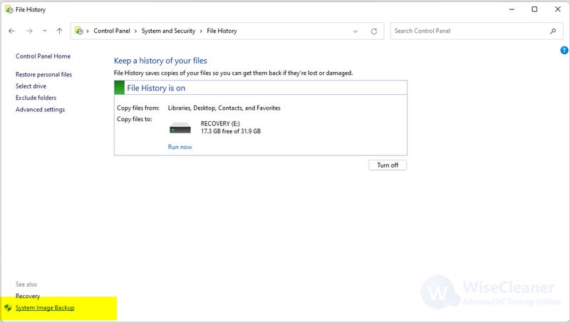 How to Backup Windows 11 Through System Image Backup