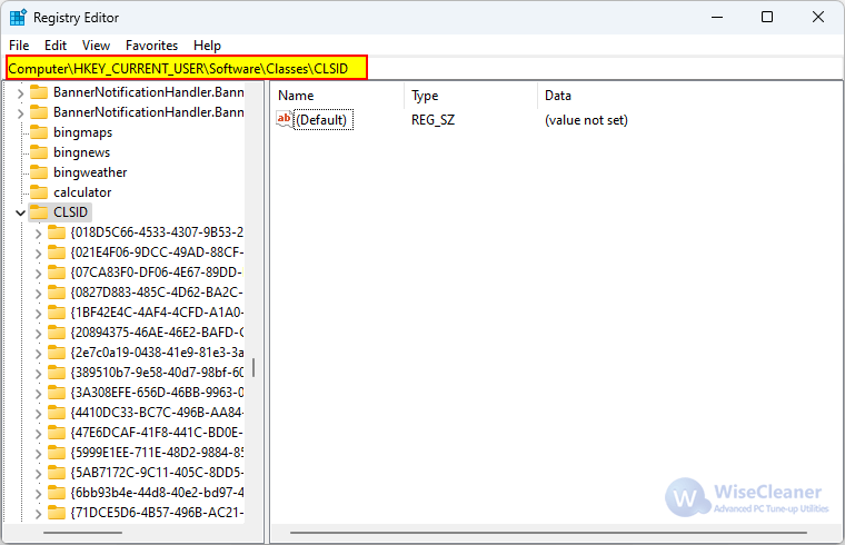 Registry key - CLSID