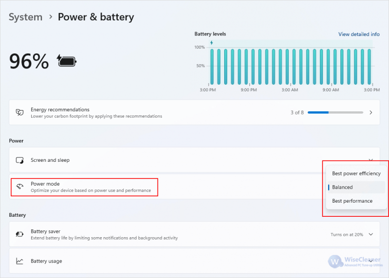 power modes