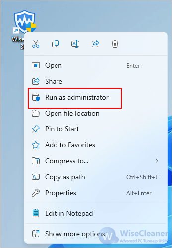 right-click context menu