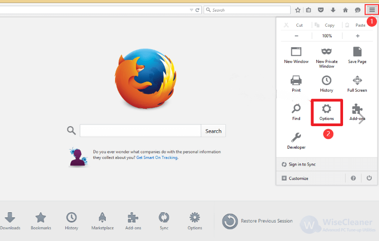 Launch Firefox browser